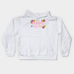 Mummy Est 2023 Mother's Day Mothering Sunday Kids Hoodie